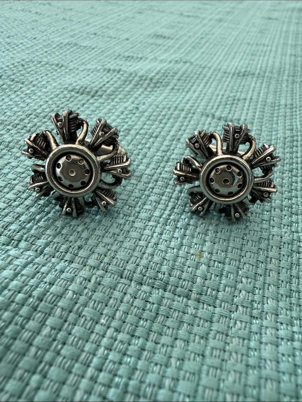 Rare 1950s Aviator Cuff Links - Vintage set